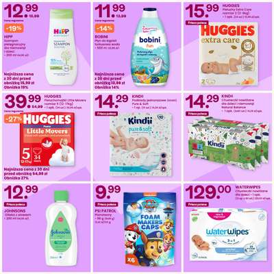 KINDII Chusteczki nawilżane dla dzieci i niemowląt