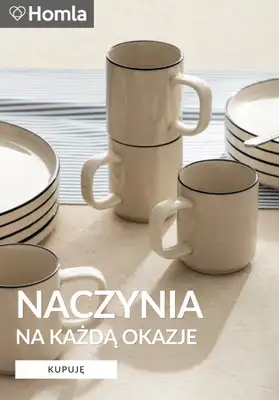 Homla - gazetka promocyjna Naczynia na każdą okazję od wtorku 21.04 