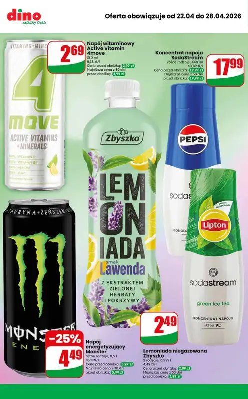 Dino - gazetka promocyjna MEGA promocje! od środy 22.04 do wtorku 28.04 - strona 7