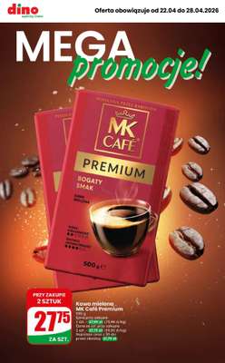 Dino - gazetka promocyjna MEGA promocje! od środy 22.04 do wtorku 28.04