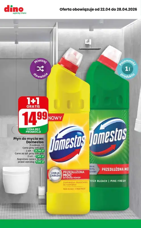 Dino - gazetka promocyjna MEGA promocje! od środy 22.04 do wtorku 28.04 - strona 6