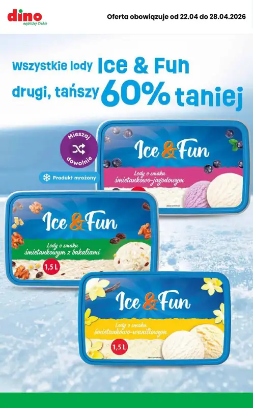 Dino - gazetka promocyjna MEGA promocje! od środy 22.04 do wtorku 28.04 - strona 3