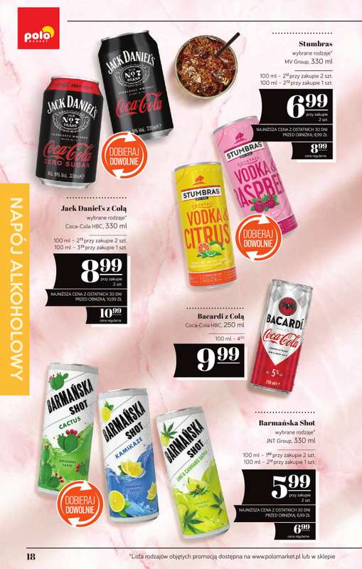 POLOmarket - gazetka promocyjna Katalog alkoholi  do środy 06.05 - strona 18