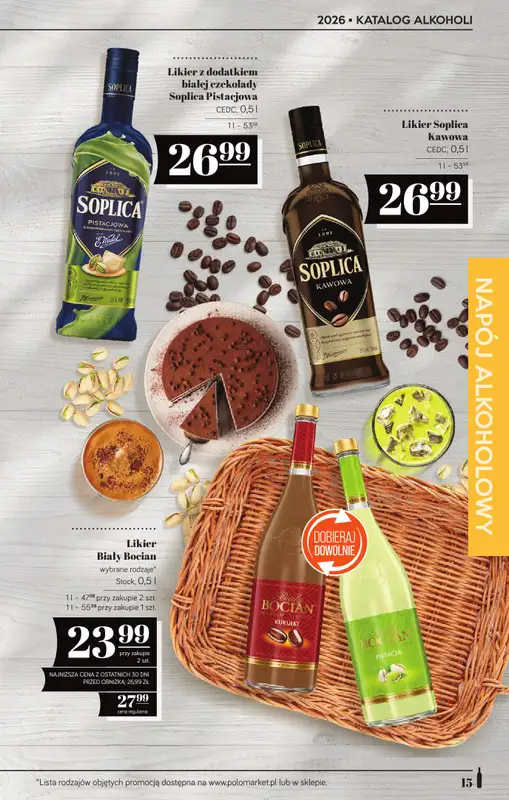 POLOmarket - gazetka promocyjna Katalog alkoholi  do środy 06.05 - strona 15