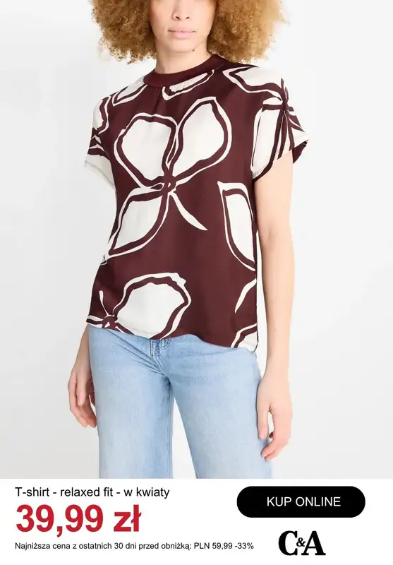 C&A - gazetka promocyjna Do -50% t-shirty i topy damskie od wtorku 21.04  - strona 2