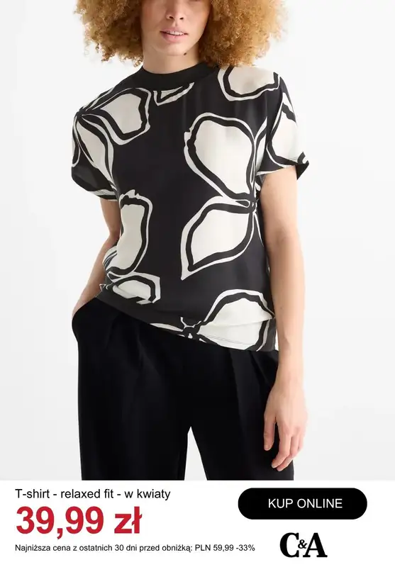 C&A - gazetka promocyjna Do -50% t-shirty i topy damskie od wtorku 21.04  - strona 11