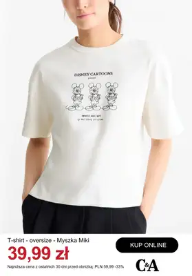 C&A - gazetka promocyjna Do -50% t-shirty i topy damskie od wtorku 21.04  - strona 9