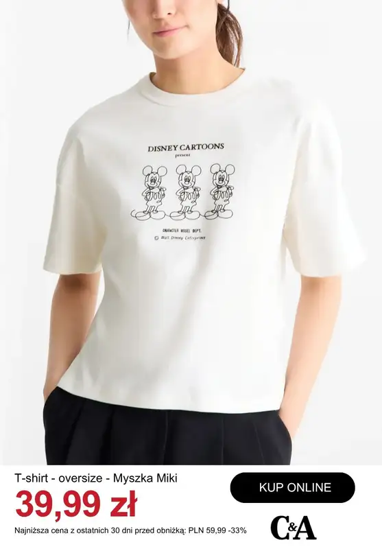 C&A - gazetka promocyjna Do -50% t-shirty i topy damskie od wtorku 21.04  - strona 9