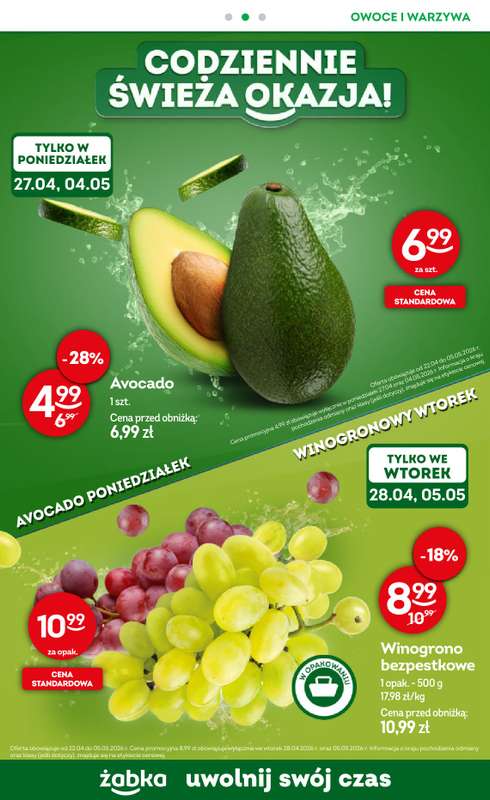 Żabka - gazetka promocyjna Gazetka Spożywcza od środy 22.04 do wtorku 05.05 - strona 10