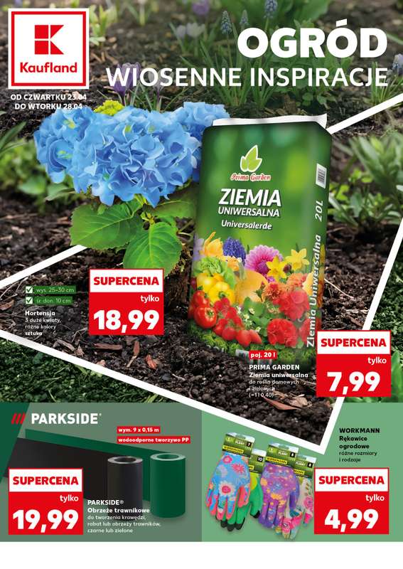 Kaufland - gazetka promocyjna Oferta Kaufland - Ogród od czwartku 23.04 do wtorku 28.04