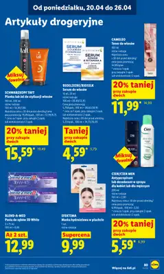 Lidl - gazetka promocyjna Oferta od poniedziałku od poniedziałku 20.04 do środy 22.04 - strona 83