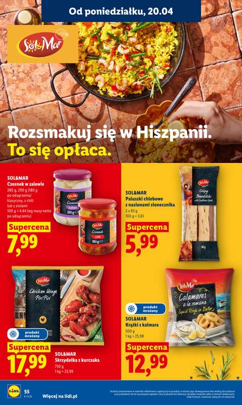 Lidl - gazetka promocyjna Oferta od poniedziałku od poniedziałku 20.04 do środy 22.04 - strona 56