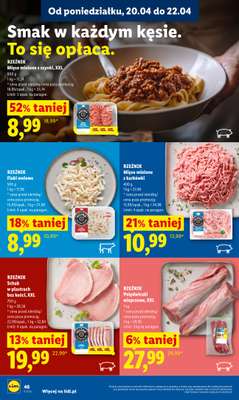 Lidl - gazetka promocyjna Oferta od poniedziałku od poniedziałku 20.04 do środy 22.04 - strona 46