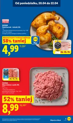 Lidl - gazetka promocyjna Oferta od poniedziałku od poniedziałku 20.04 do środy 22.04 - strona 5