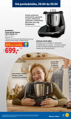Lidl - gazetka promocyjna Oferta od poniedziałku od poniedziałku 20.04 do środy 22.04 - strona 35