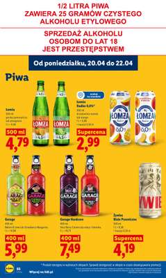 Lidl - gazetka promocyjna Oferta od poniedziałku od poniedziałku 20.04 do środy 22.04 - strona 68