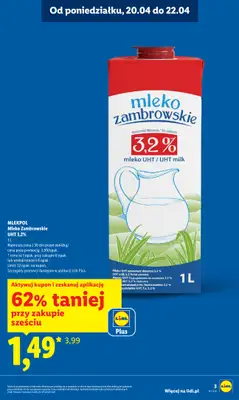 Lidl - gazetka promocyjna Oferta od poniedziałku od poniedziałku 20.04 do środy 22.04 - strona 3