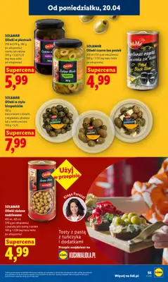 Lidl - gazetka promocyjna Oferta od poniedziałku od poniedziałku 20.04 do środy 22.04 - strona 57