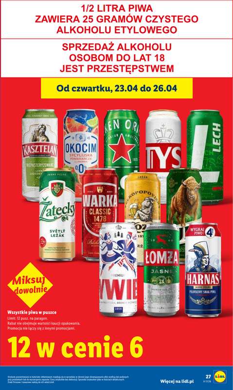 Lidl - gazetka promocyjna Oferta od czwartku od czwartku 23.04 do niedzieli 26.04 - strona 27