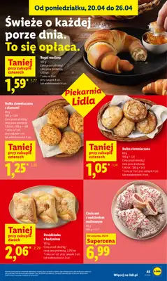 Lidl - gazetka promocyjna Oferta od czwartku od czwartku 23.04 do niedzieli 26.04 - strona 45