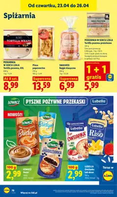 Lidl - gazetka promocyjna Oferta od czwartku od czwartku 23.04 do niedzieli 26.04 - strona 78