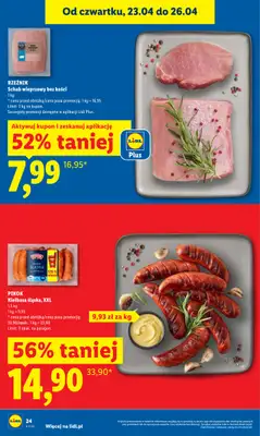 Lidl - gazetka promocyjna Oferta od czwartku od czwartku 23.04 do niedzieli 26.04 - strona 24