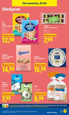 Lidl - gazetka promocyjna Oferta od czwartku od czwartku 23.04 do niedzieli 26.04 - strona 77