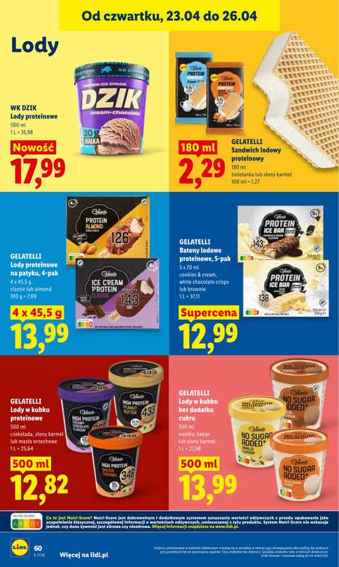 Lidl - gazetka promocyjna Oferta od czwartku od czwartku 23.04 do niedzieli 26.04 - strona 60