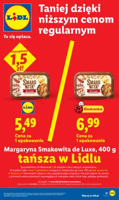 Lidl - gazetka promocyjna Oferta od czwartku od czwartku 23.04 do niedzieli 26.04 - strona 17