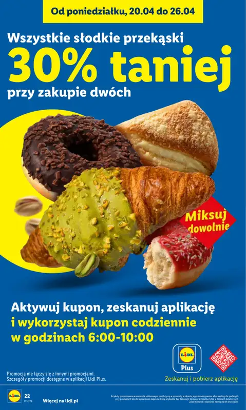 Lidl - gazetka promocyjna Oferta od czwartku od czwartku 23.04 do niedzieli 26.04 - strona 22