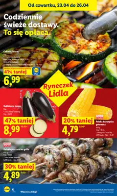 Lidl - gazetka promocyjna Oferta od czwartku od czwartku 23.04 do niedzieli 26.04 - strona 42