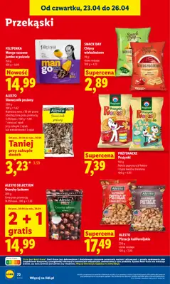 Lidl - gazetka promocyjna Oferta od czwartku od czwartku 23.04 do niedzieli 26.04 - strona 72