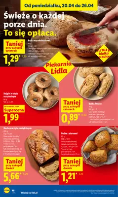 Lidl - gazetka promocyjna Oferta od czwartku od czwartku 23.04 do niedzieli 26.04 - strona 46