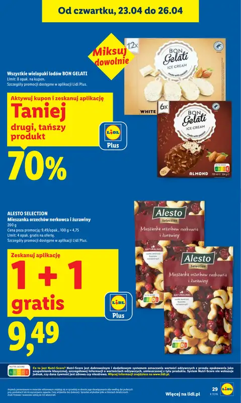 Lidl - gazetka promocyjna Oferta od czwartku od czwartku 23.04 do niedzieli 26.04 - strona 29