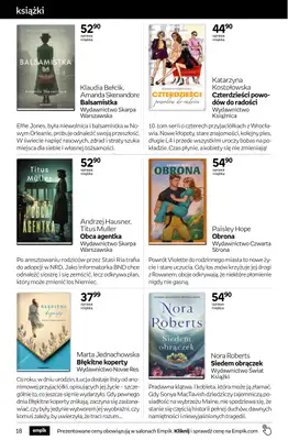 Empik - gazetka promocyjna Tom kultury: książki od środy 22.04 do wtorku 05.05 - strona 18