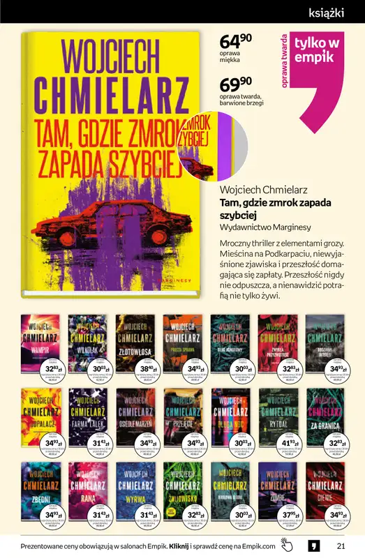 Empik - gazetka promocyjna Tom kultury: książki od środy 22.04 do wtorku 05.05 - strona 21