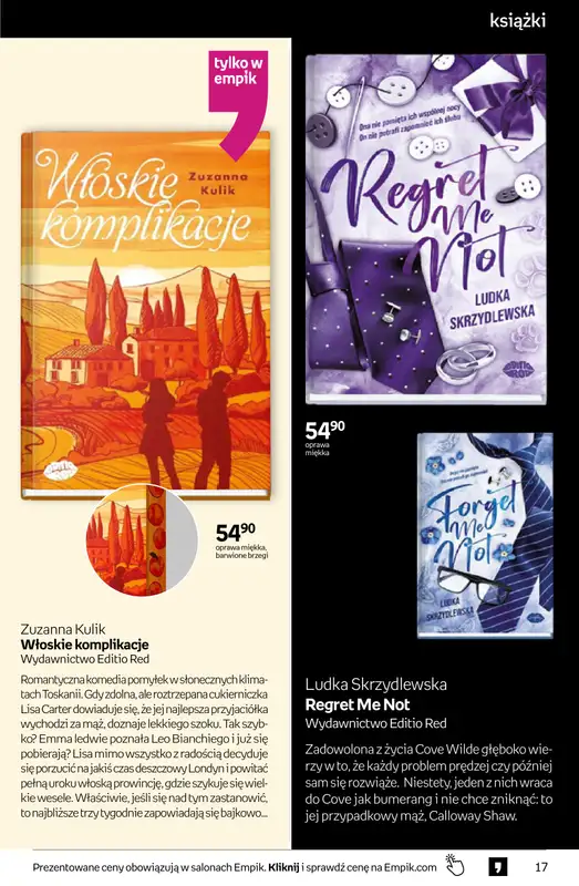 Empik - gazetka promocyjna Tom kultury: książki od środy 22.04 do wtorku 05.05 - strona 17