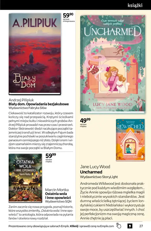Empik - gazetka promocyjna Tom kultury: książki od środy 22.04 do wtorku 05.05 - strona 27