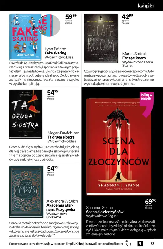 Empik - gazetka promocyjna Tom kultury: książki od środy 22.04 do wtorku 05.05 - strona 33