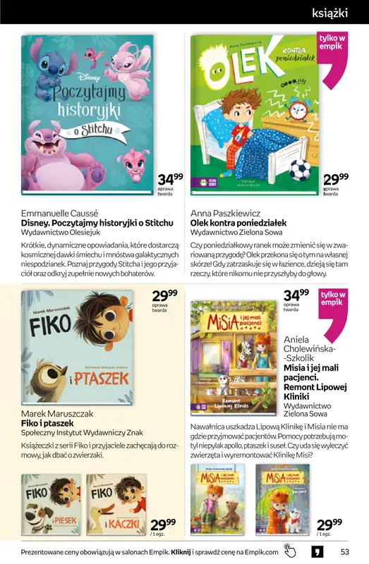 Empik - gazetka promocyjna Tom kultury: książki od środy 22.04 do wtorku 05.05 - strona 53