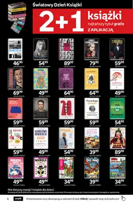Empik - gazetka promocyjna Tom kultury: książki od środy 22.04 do wtorku 05.05 - strona 6