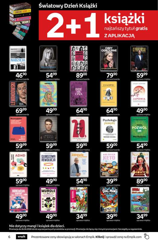 Empik - gazetka promocyjna Tom kultury: książki od środy 22.04 do wtorku 05.05 - strona 6
