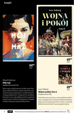 Empik - gazetka promocyjna Tom kultury: książki od środy 22.04 do wtorku 05.05 - strona 8