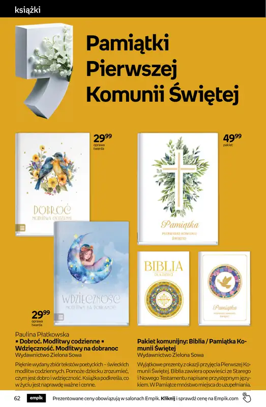 Empik - gazetka promocyjna Tom kultury: książki od środy 22.04 do wtorku 05.05 - strona 62