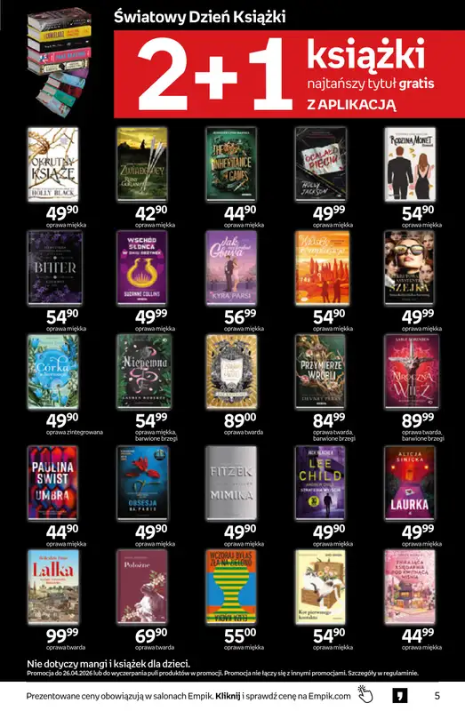 Empik - gazetka promocyjna Tom kultury: książki od środy 22.04 do wtorku 05.05 - strona 5