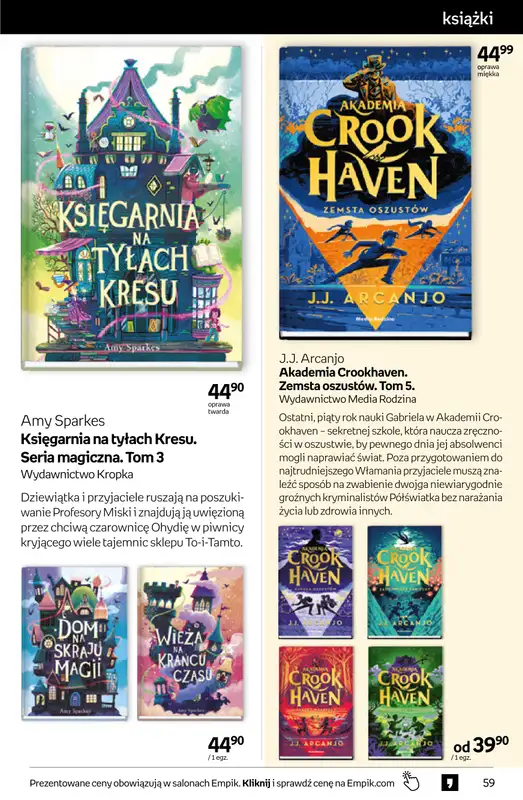 Empik - gazetka promocyjna Tom kultury: książki od środy 22.04 do wtorku 05.05 - strona 59