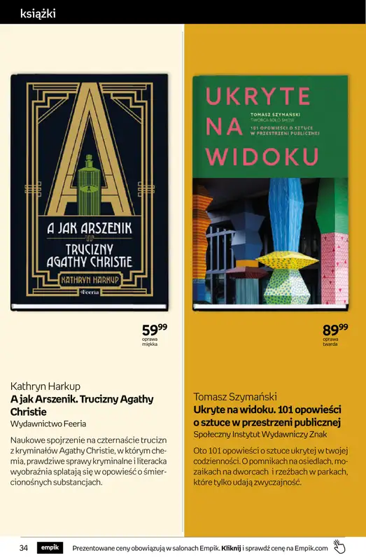 Empik - gazetka promocyjna Tom kultury: książki od środy 22.04 do wtorku 05.05 - strona 34
