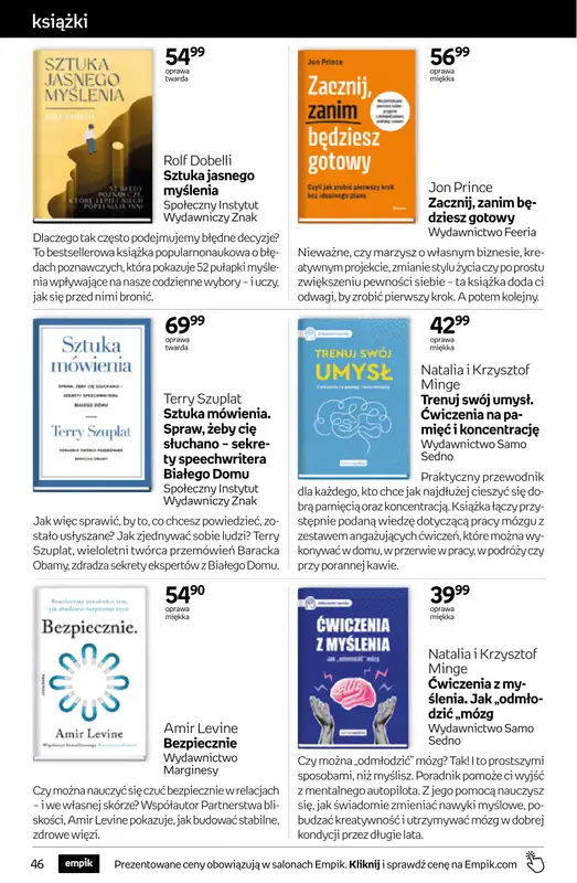 Empik - gazetka promocyjna Tom kultury: książki od środy 22.04 do wtorku 05.05 - strona 46