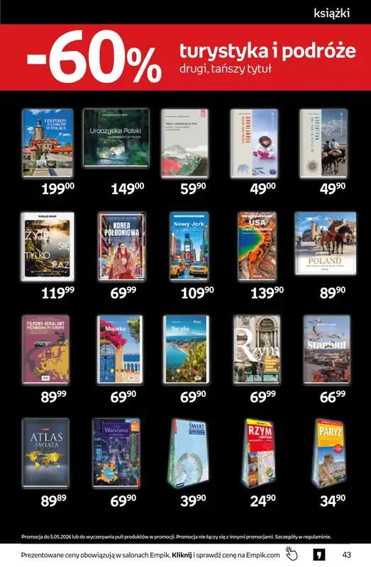 Empik - gazetka promocyjna Tom kultury: książki od środy 22.04 do wtorku 05.05 - strona 43