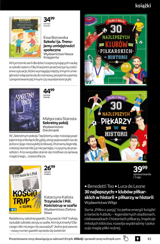 Empik - gazetka promocyjna Tom kultury: książki od środy 22.04 do wtorku 05.05 - strona 61